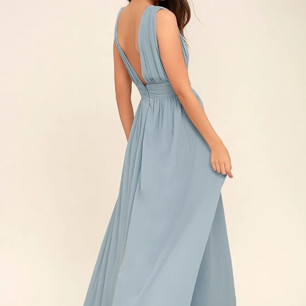 Heavenly Hues Light Blue Maxi Dress Size M